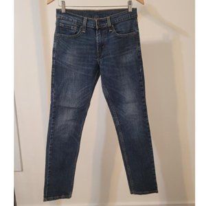 511 Levi's Slim Straight Fit Blue Jeans 29x32